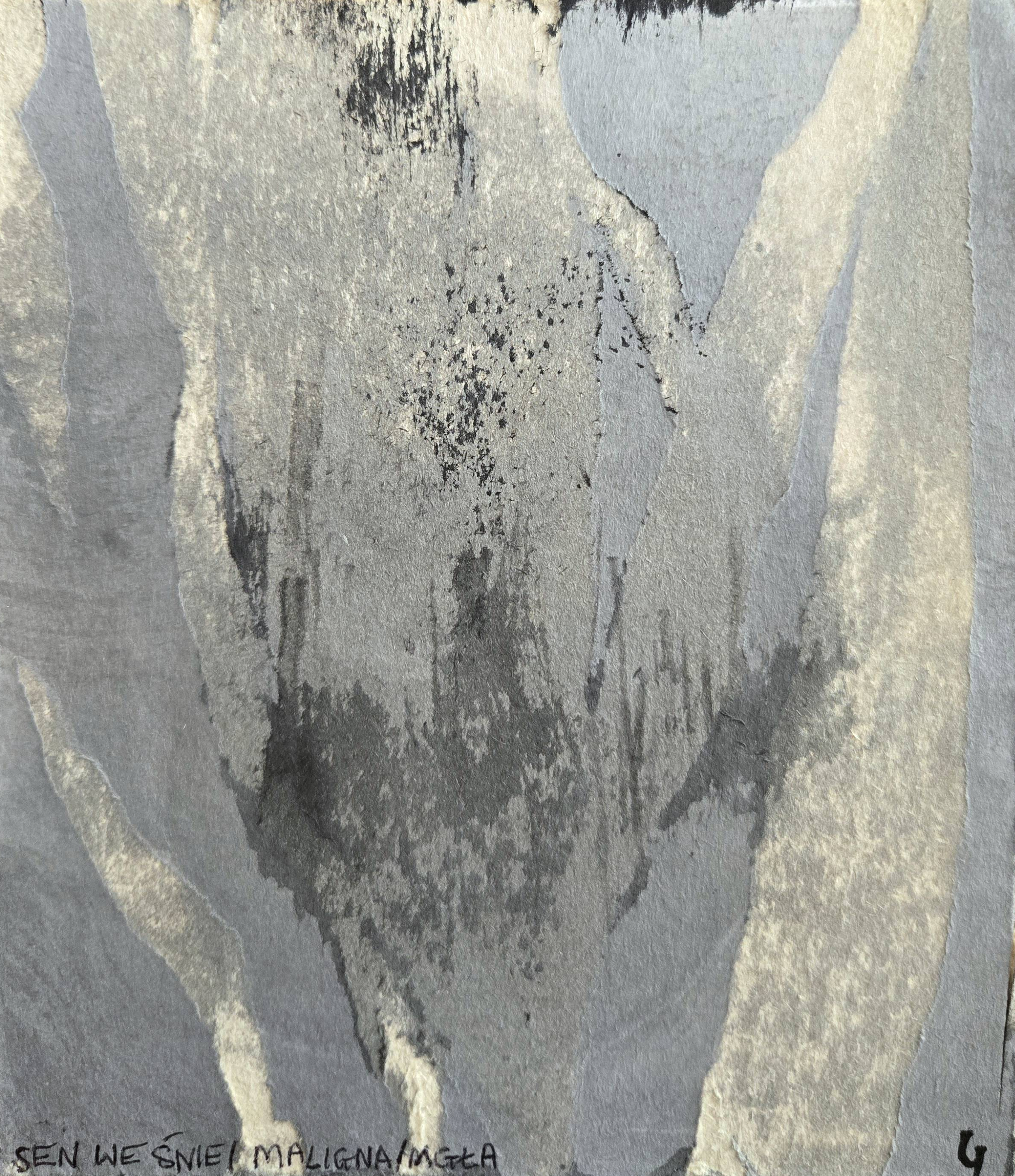 „sen we śnie, maligna, mgła” - 20x17cm